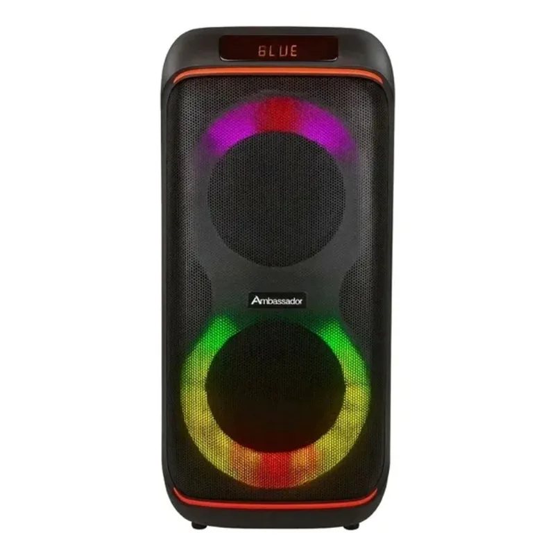 Torre Parlante Inalambrico Bluetooth Ambassador Negro