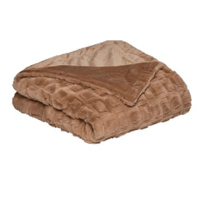 Edredón Manta King 260x240 3d Blanket Marian Suplesa Chocolate