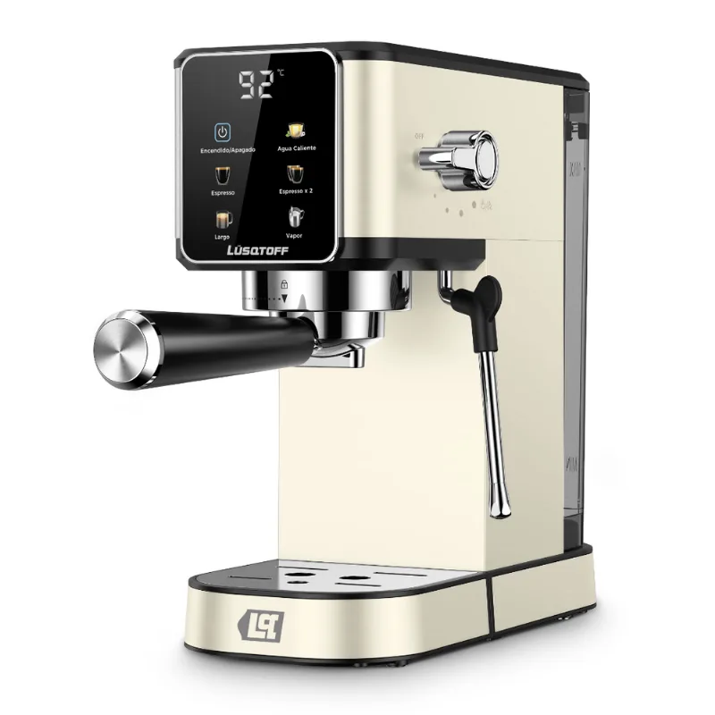Cafetera Expresso C/ Adaptador de Capsula Cream- Lusqtoff