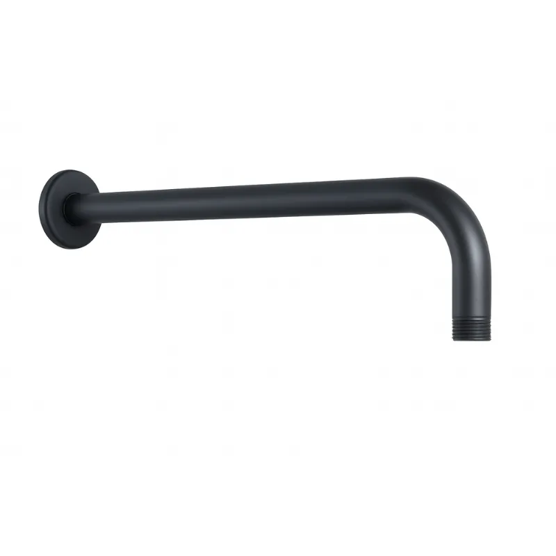 Brazo De Ducha P/Lluvia 35cm Novohome Color Negro