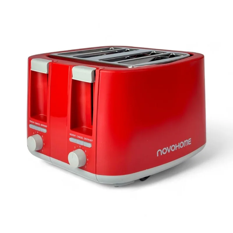 Tostadora Novohome 4 Rebanadas 7 Niveles Nh-to040R 1500w