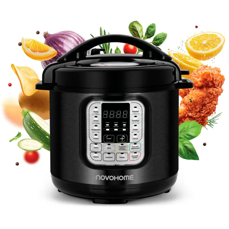 Olla A Presión Digital Multifunción 5 Lts Novohome Nh-Om900
