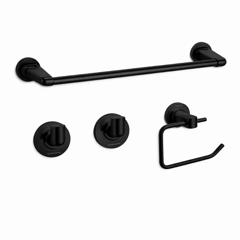 Set De Accesorios Para Baño 4 Piezas Novohome NH-SB400