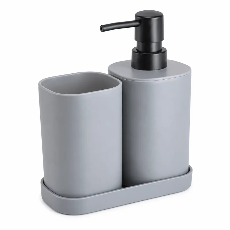 Set de Accesorios Para Baño 3 Piezas Plástico Hogar Actual