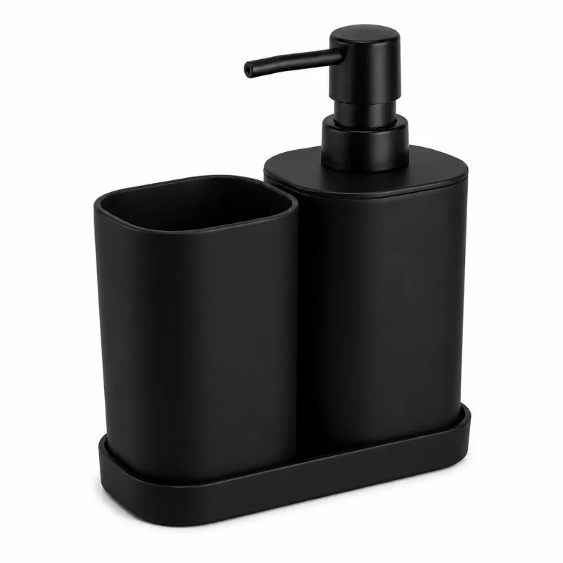 Set de Accesorios Para Baño 3 Piezas Plástico Hogar Actual