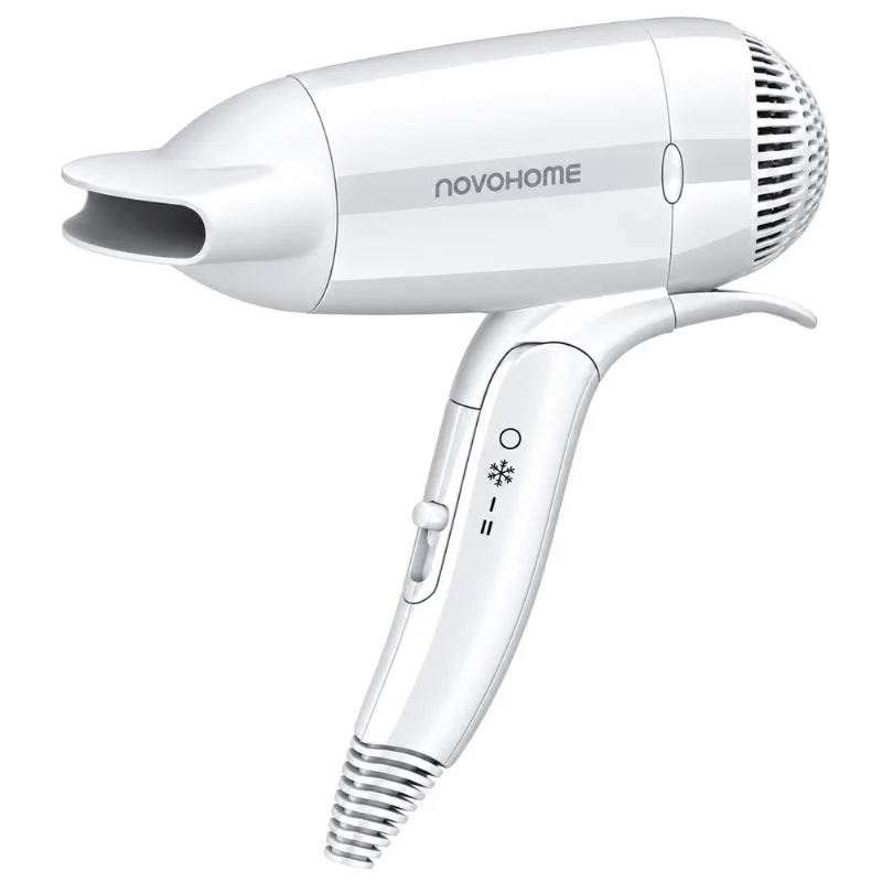 Secador de Pelo Plegable Novohome Aire Frio y Calor 1200W