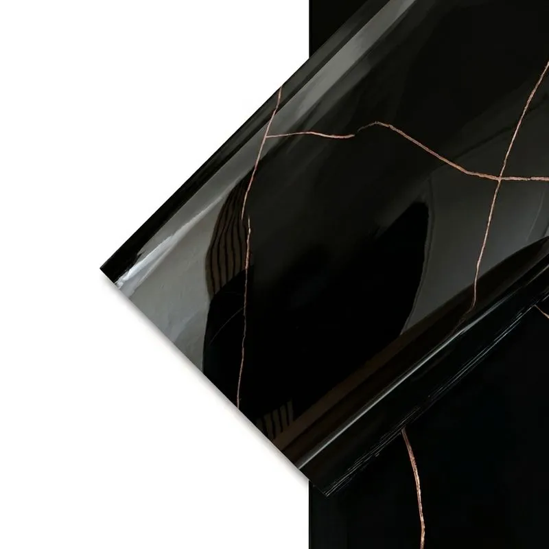 Rollo Vinílico Autoadhesivo Símil Marmol 60x300cm Homeco. ROLLO-MARMOL-6198-5-NOIR