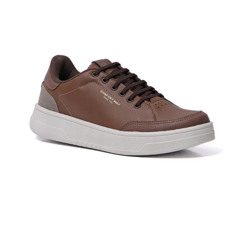 Zapatilla acordonada elástico Tex 40 45 casual Zapatilla acordonada elástco Tex 40 45 casual talle 45 caramelo