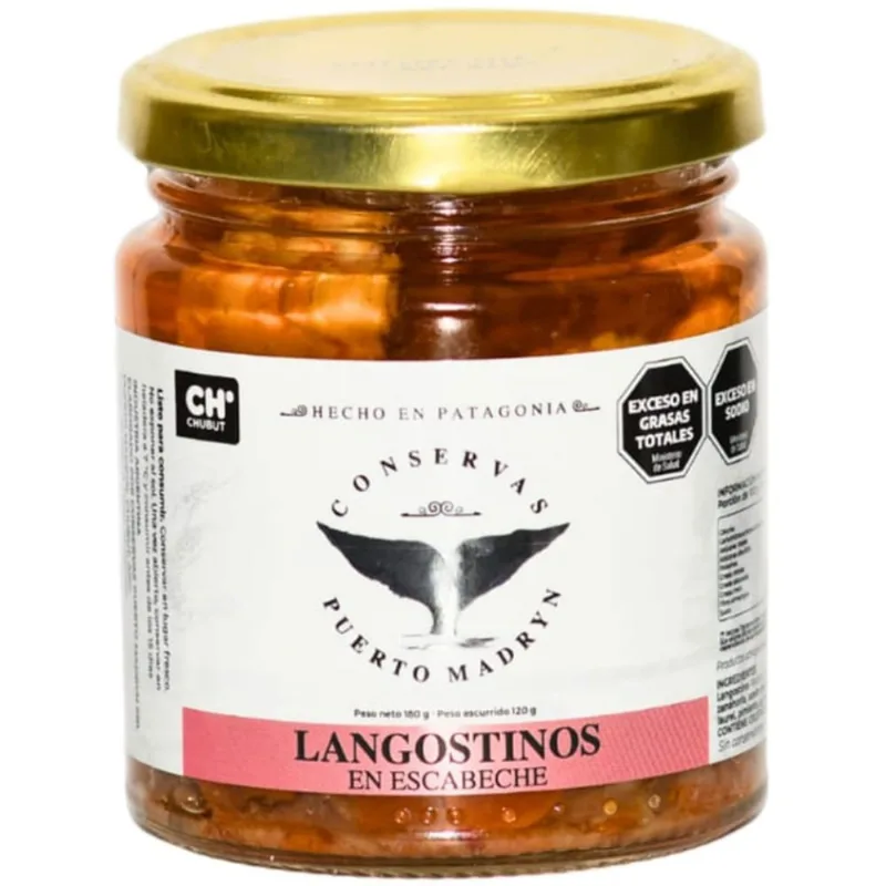 Langostinos Conservas Puerto Madryn 180 grs