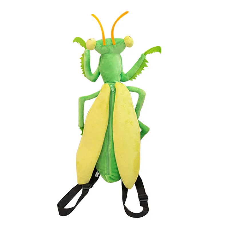 Mochila De Pelúcia Para Bonecas Cartoon Mantis 45 Cm Para Crianças