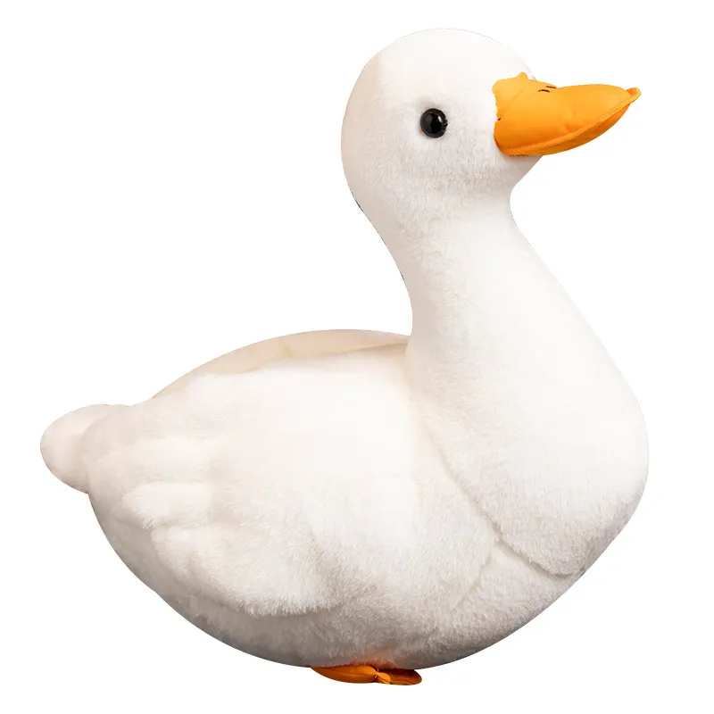 Brinquedo De Pelúcia White Duck Doll De 25 Cm De Pelúcia Macia Para Crianças