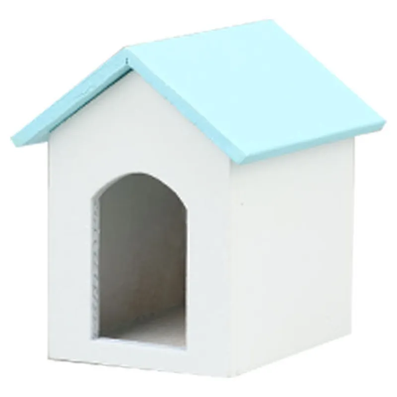 Casa De Cachorro Em Miniatura Para Casa De Bonecas Miniho De Madeira Em Escala 1:12