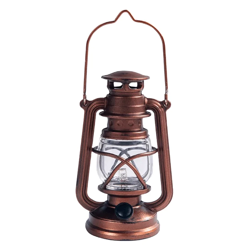 Lanterna Retrô De Móveis De Casa De Bonecas Em Miniatura Com Luz Em Escala 1/12