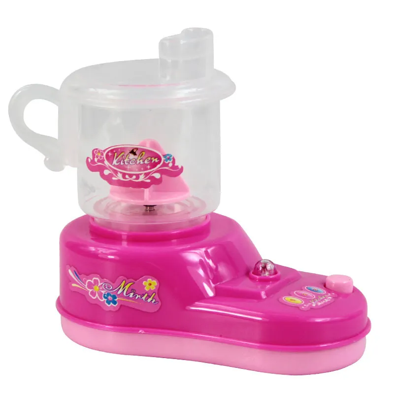 Toy Miniature Dollhouse Furniture Pink Juicer Blender