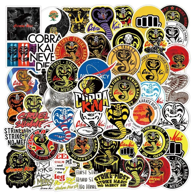 Adesivos Cobras Kais Anime Cartoon 50 Unidades De Pvc Impermeável