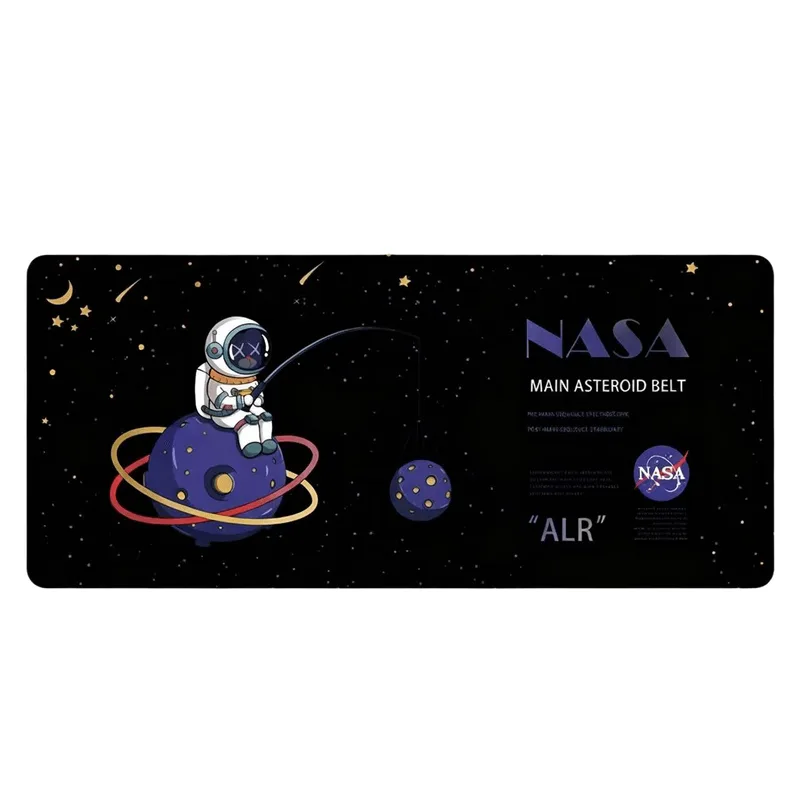Tapete De Mouse Estendido Para Mouse Pad 800x300mm Com Astronaut &amp; Spa