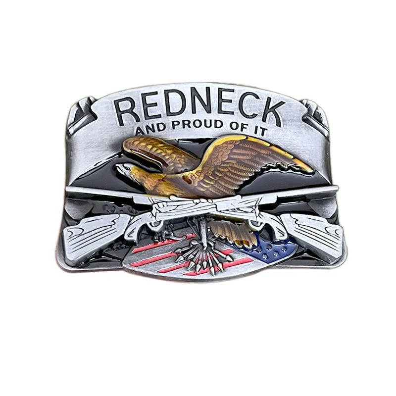 Fivela De Cinto Redneck “proud To Be Redneck” Com American Eagle