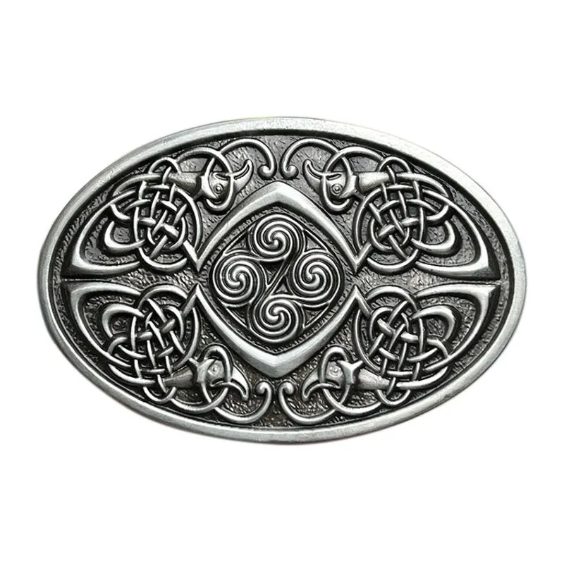 Fivela De Cinto Celtic Knot Vintage Western Style Alloy 72g