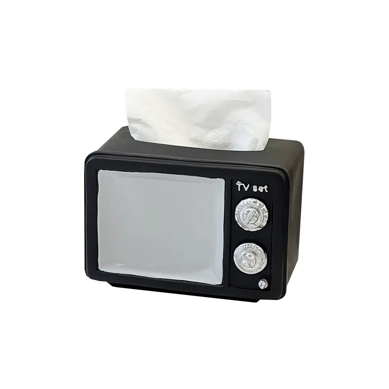 Tampa De Caixa De Lenços, Dispensador De Porta-lenços, Estilo Retrô, Tv