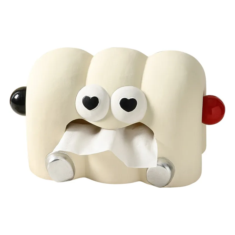 Capa De Lenços De Cerâmica Cute Cloud Cartoon Eyes Design