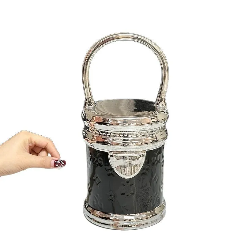 Tampa De Caixa De Lenços De Cerâmica Em Forma De Bolsa, Suporte De Lenços De Luxo