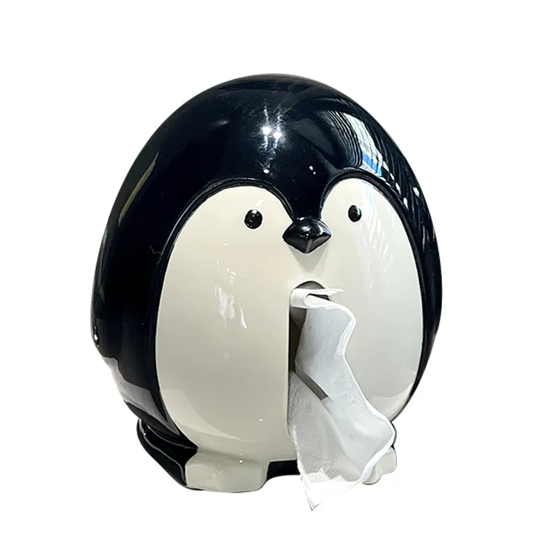 Capa De Lenços De Cerâmica Penguin Creative Animal Design