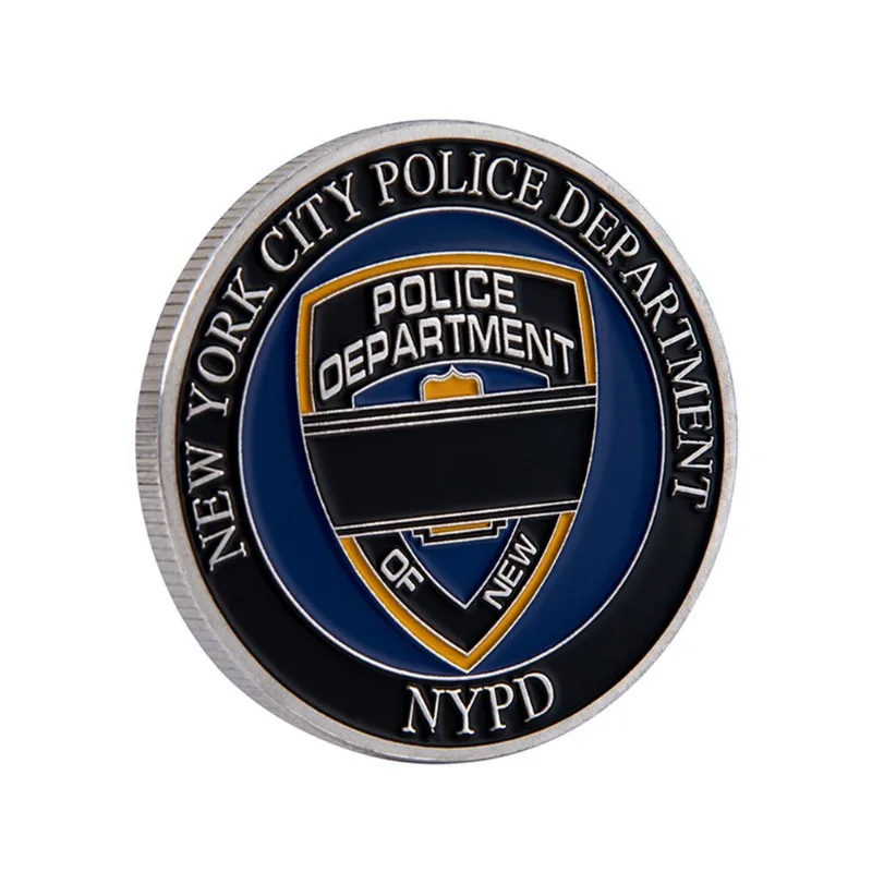 Moeda Comemorativa Nypd Departamento De Polícia De Nova York 35g