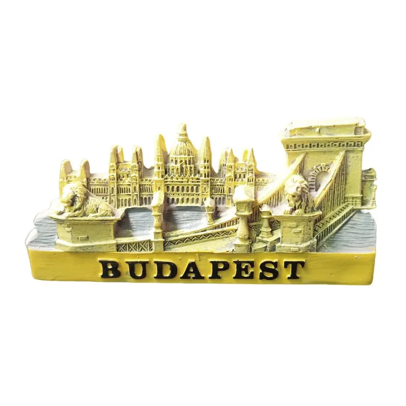 Ímã De Geladeira 3d Budapest Chain Bridge Parlamento Húngaro