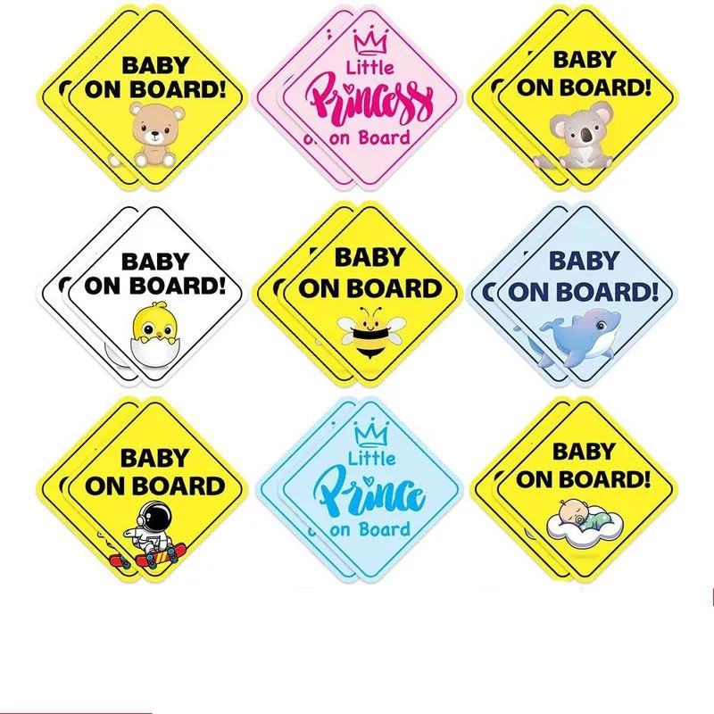 Adesivo Autoadesivo De Vinil Autoadesivo Baby On Board 18 Unidades/lote