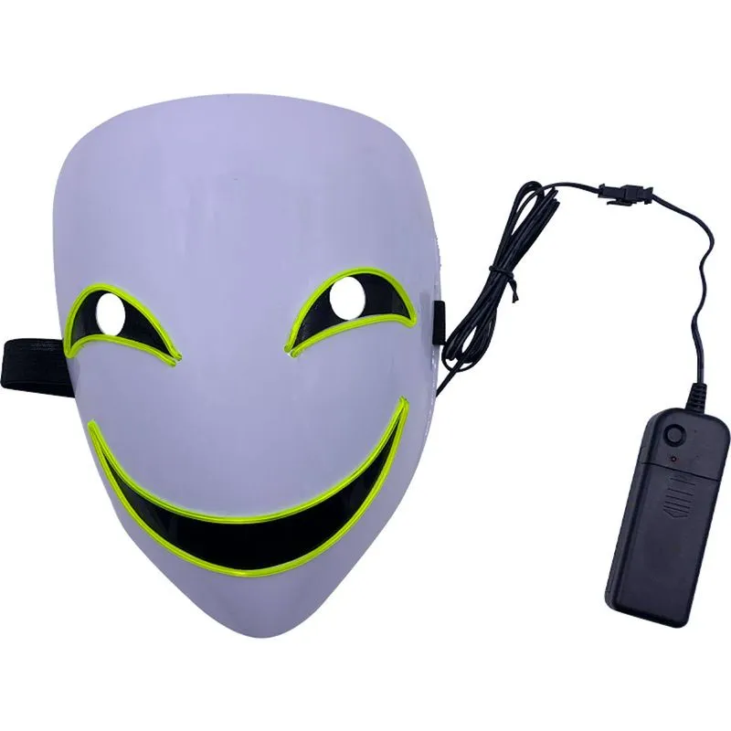 Máscara Facial Led Jay Hickman Skeleton Scary Cosplay Costume