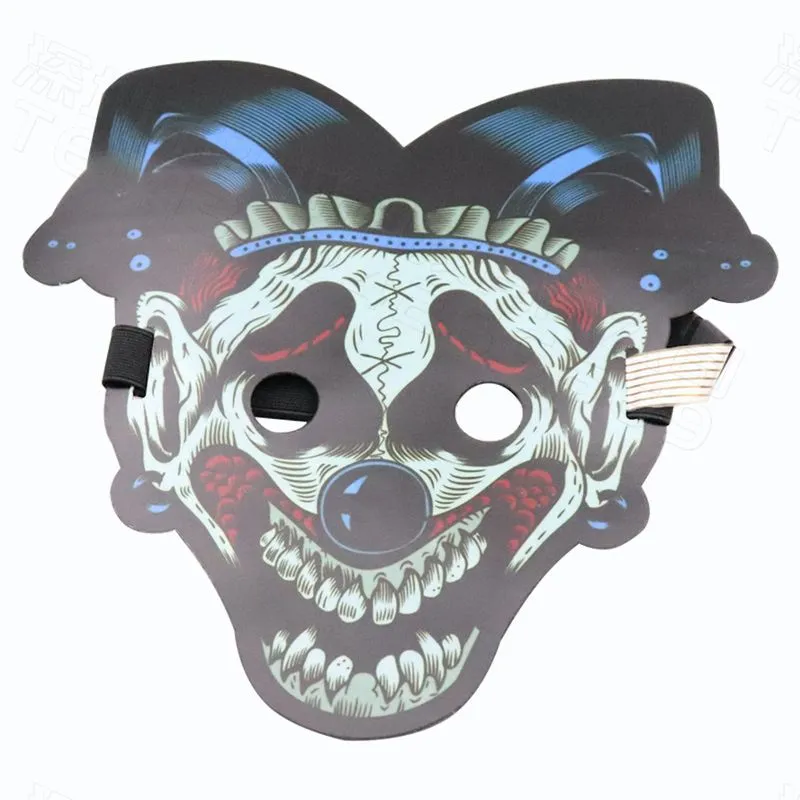 Máscara De Controle De Som Led Jokers Cosplay Costume Props
