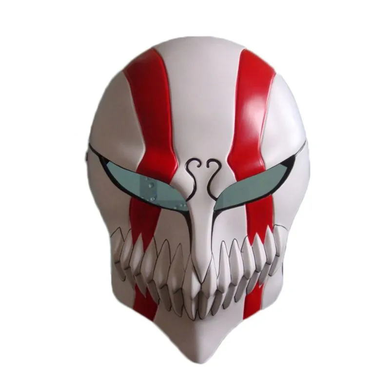 Máscara Kurosaki Ichigo Bleachs Resin Face Cosplay Traje