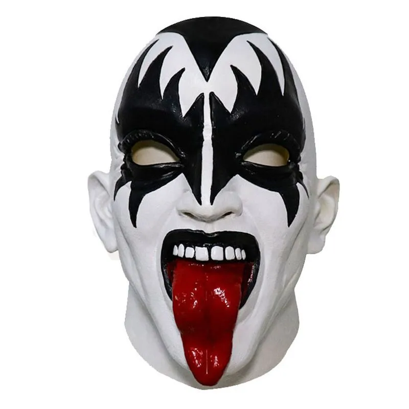Máscara De Látex Facial Para Cosplay Simons Headgear Costume Props