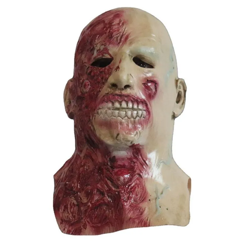 Cosplay Costume Props Rotten Face Mask Latex Demon Mask