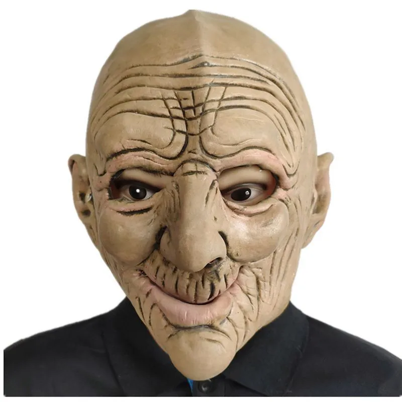 Máscara De Látex Para Homem Careca, Rosto Inteiro, Cosplay, Adereços