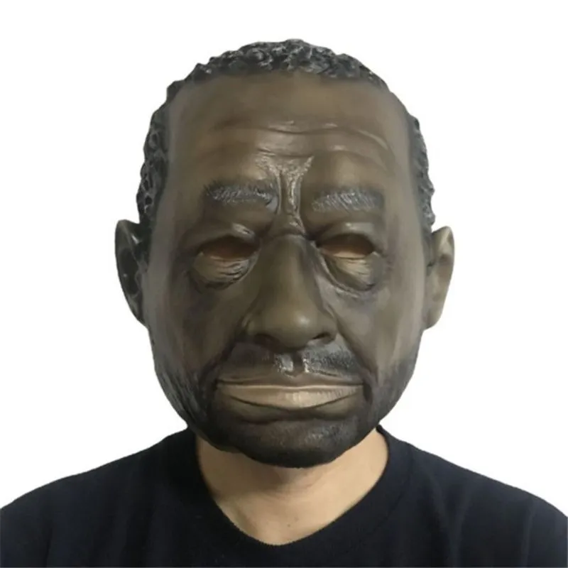 Cosplay Costume Props African Headgear Máscara Facial De Látex