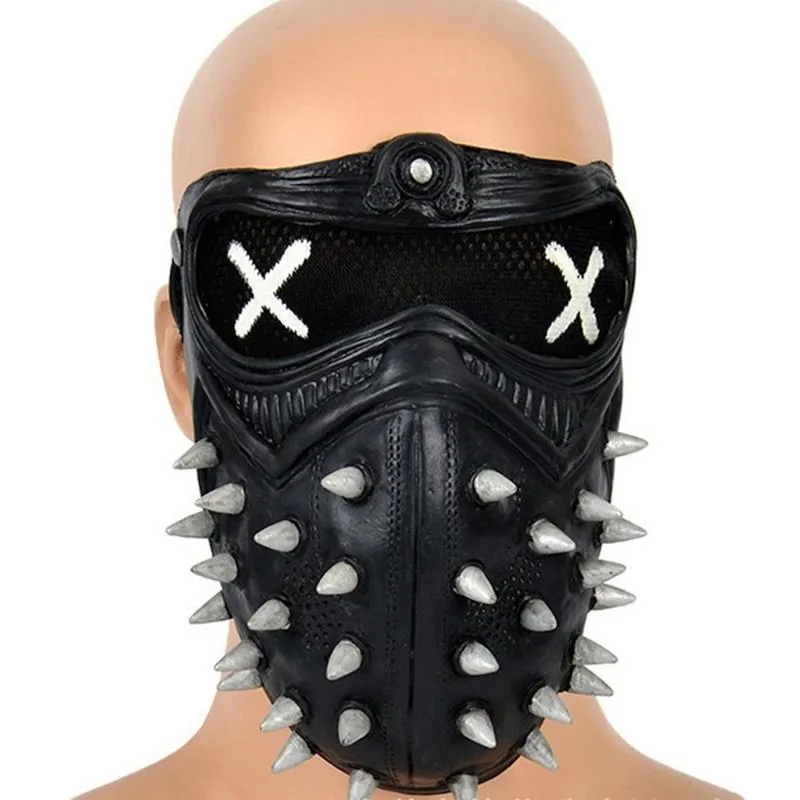 Cosplay Costume Props Half Face Mask Latex Para Halloween