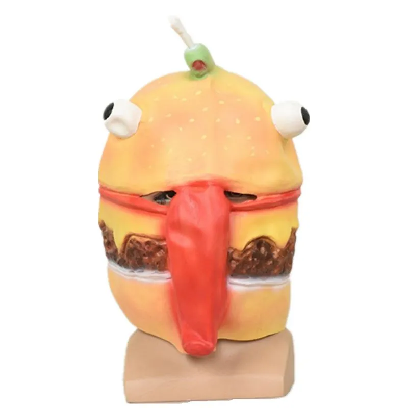 Mask Hamburg Headgear Latex Face Cosplay Traje