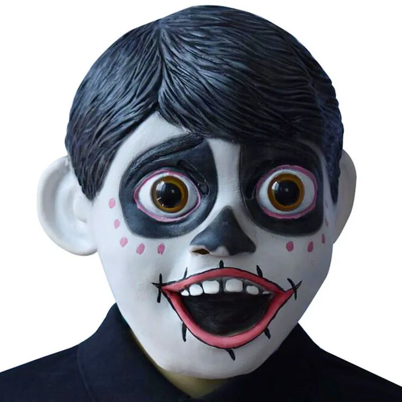 Máscara Cocos Little Boy Miguel Latex Hector Head Cover Party