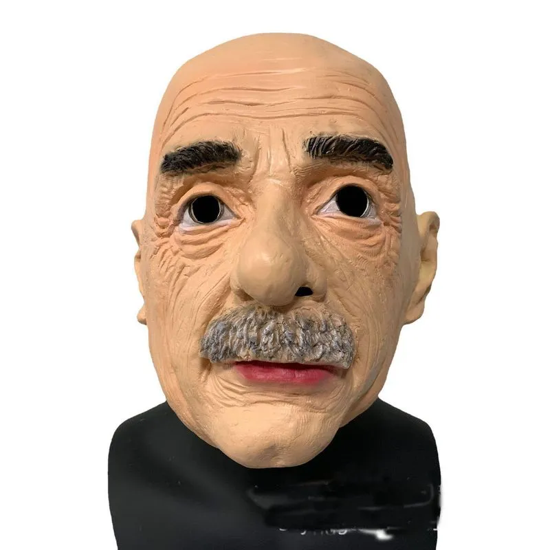 Máscara De Látex, Bruxa Velha, Velho, Vovô, Homem Velho, Halloween