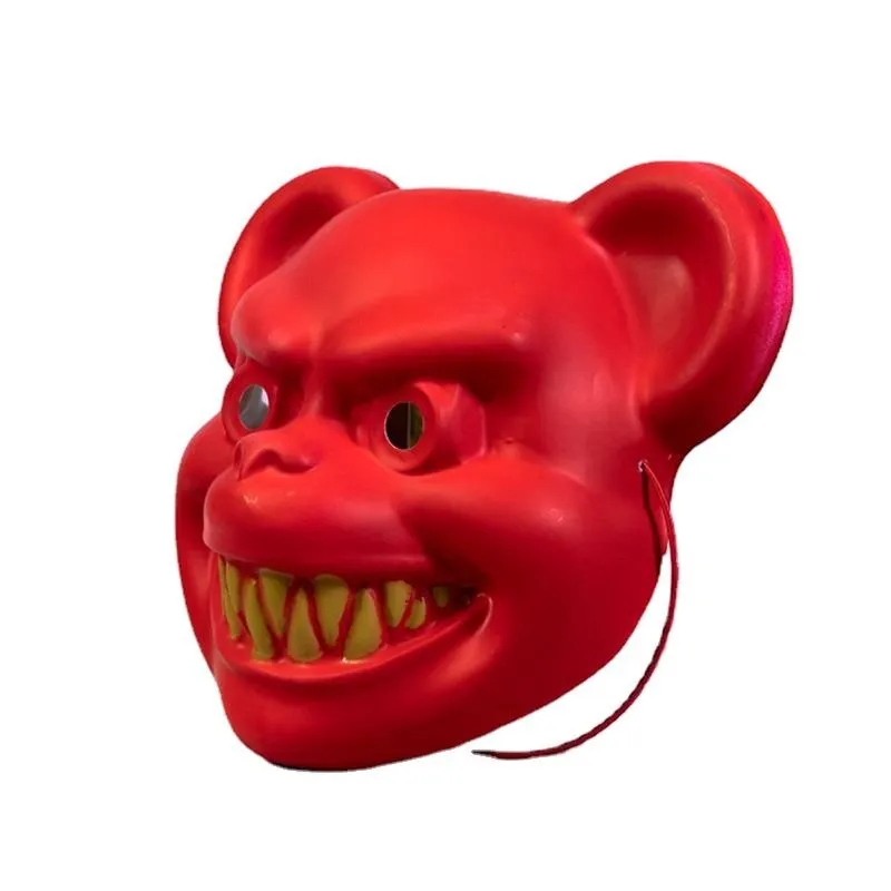 Evento De Halloween Em Pvc Vermelho Com Máscara Violent Bears Full Face