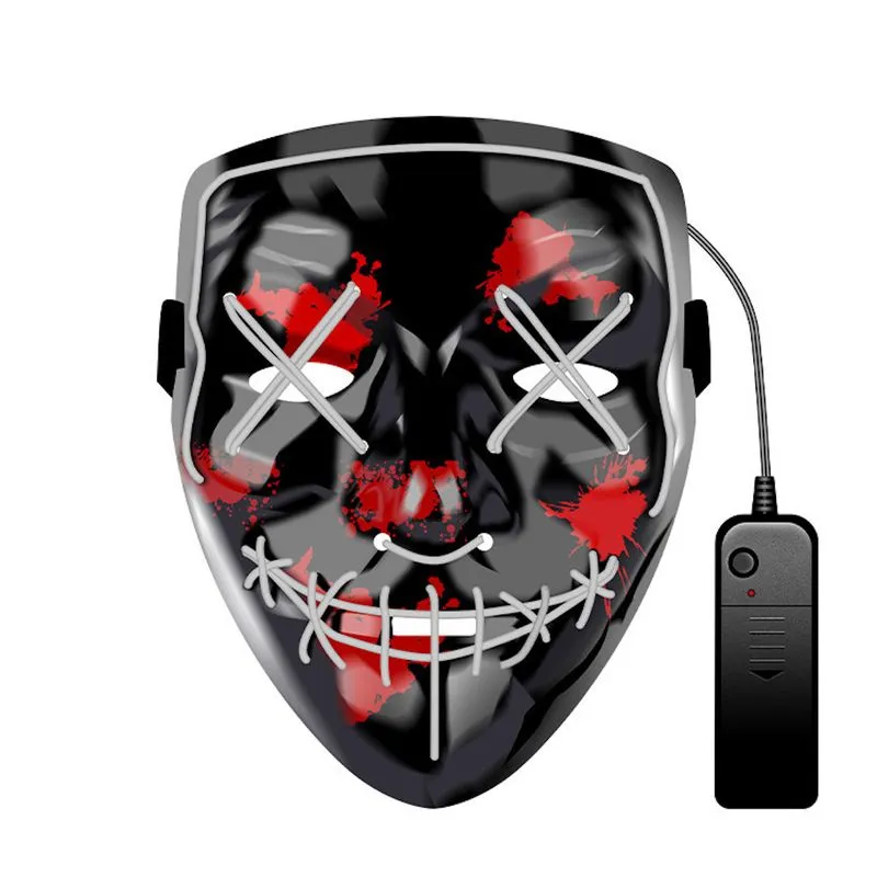 Máscara Halloween V Para Vendetta Glow Pvc 20x22cm