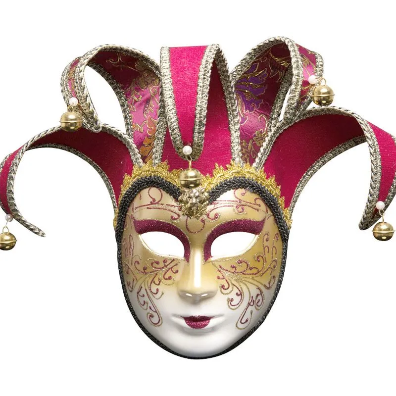 Máscara Halloween Ball Party Cosplay Gold Powder Creative