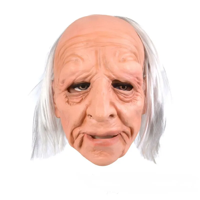 Máscara De Halloween, Vovó, Vovô, Peruca, Cosplay