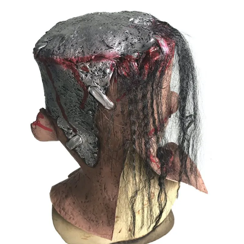 Máscara De Cosplay Halloween Horror Latex Headgear Easter G