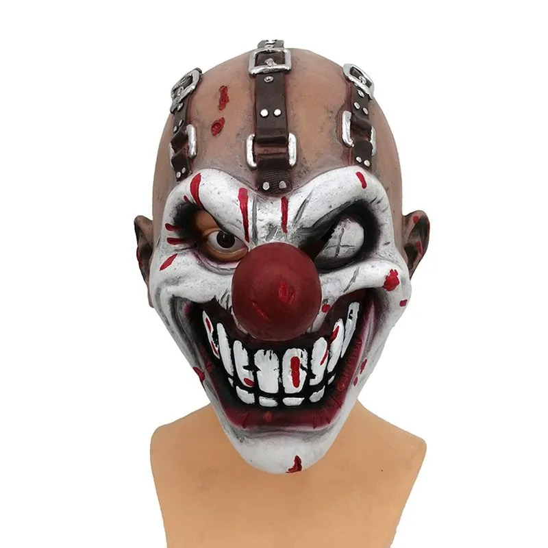 Jogo De Cosplay Mask Halloween Horror Clown Latex Head