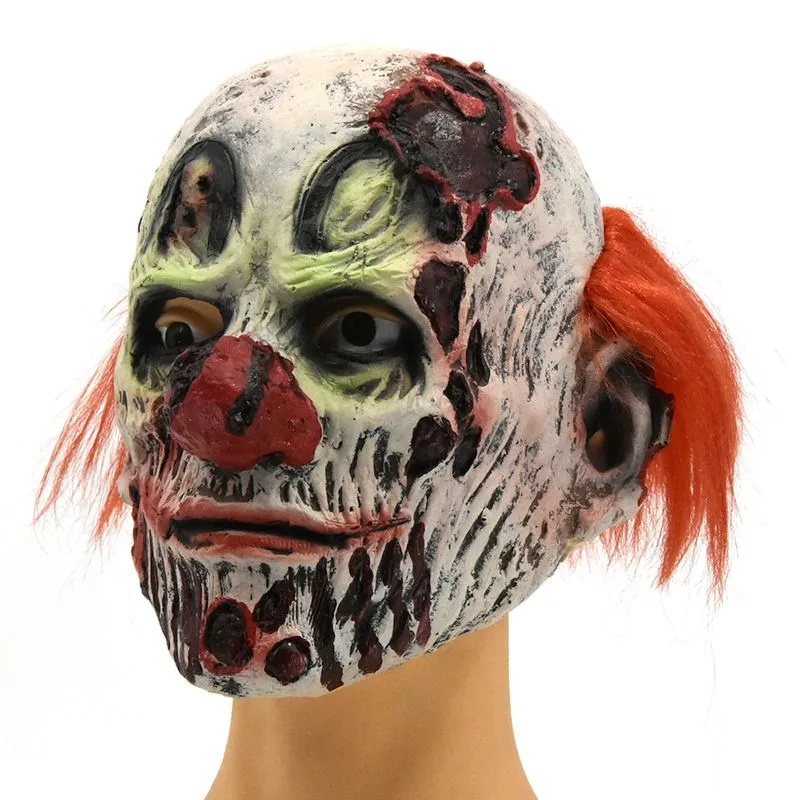 Máscara Halloween Horror Zombie Clown Latex Cosplay Party