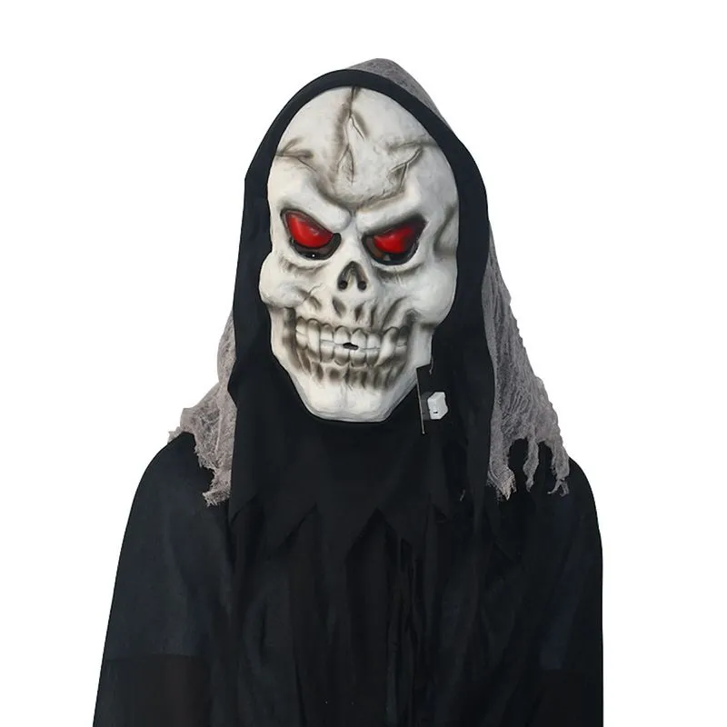 Máscara Halloween Páscoa Cosplay Red Eye Demon Ghost Step Skull