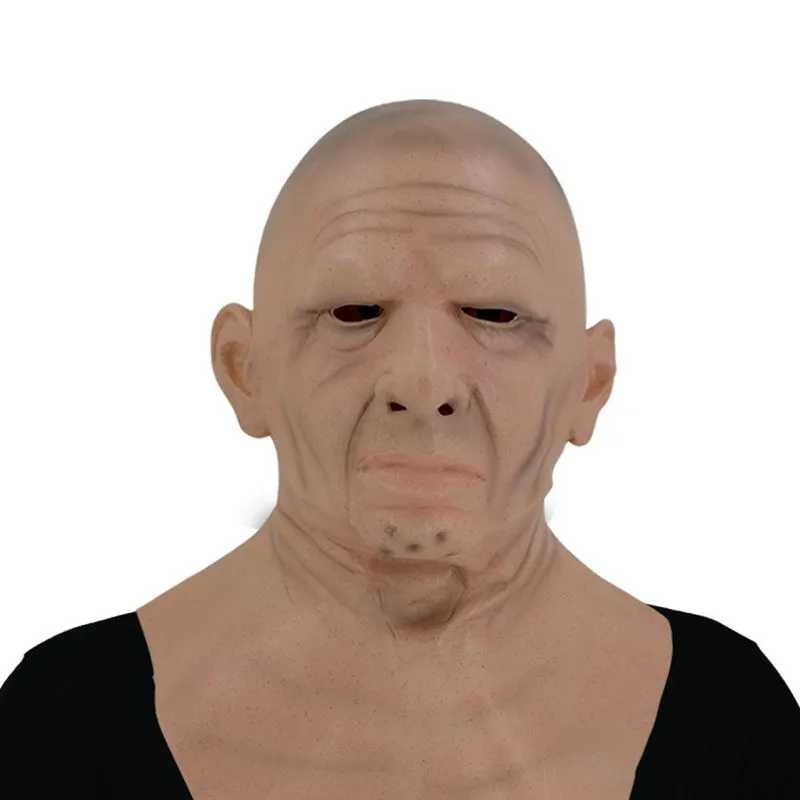 Máscara De Cosplay Máscara De Halloween Horror Máscara De Cabeça Cheia Para Vovô