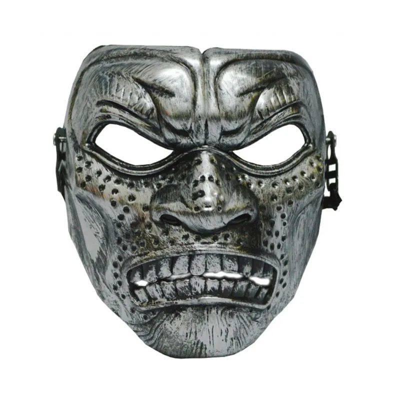Máscara De Cosplay Sparta Warrior Silver Halloween, Adereços